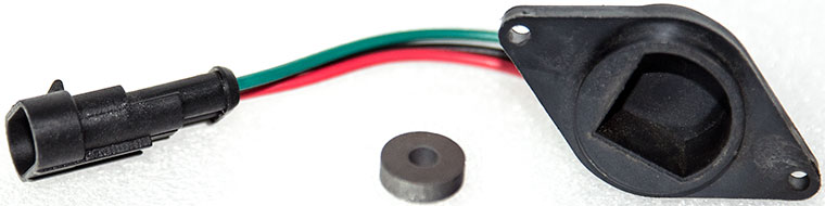 Speed Sensor for AMD KDS EZGO ClubCar DC SepEx Motor, with Magnet and Connector